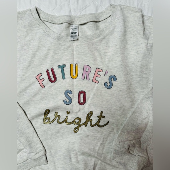 Carters kid future so bright crewneck sweatshirt - Picture 5 of 8